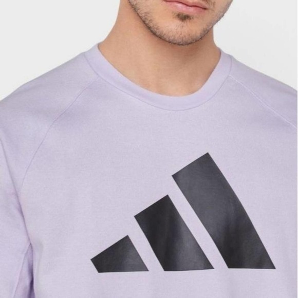 Adidas Athletics Pack Heavy Tee Lavender NWT - Picture 2 of 11
